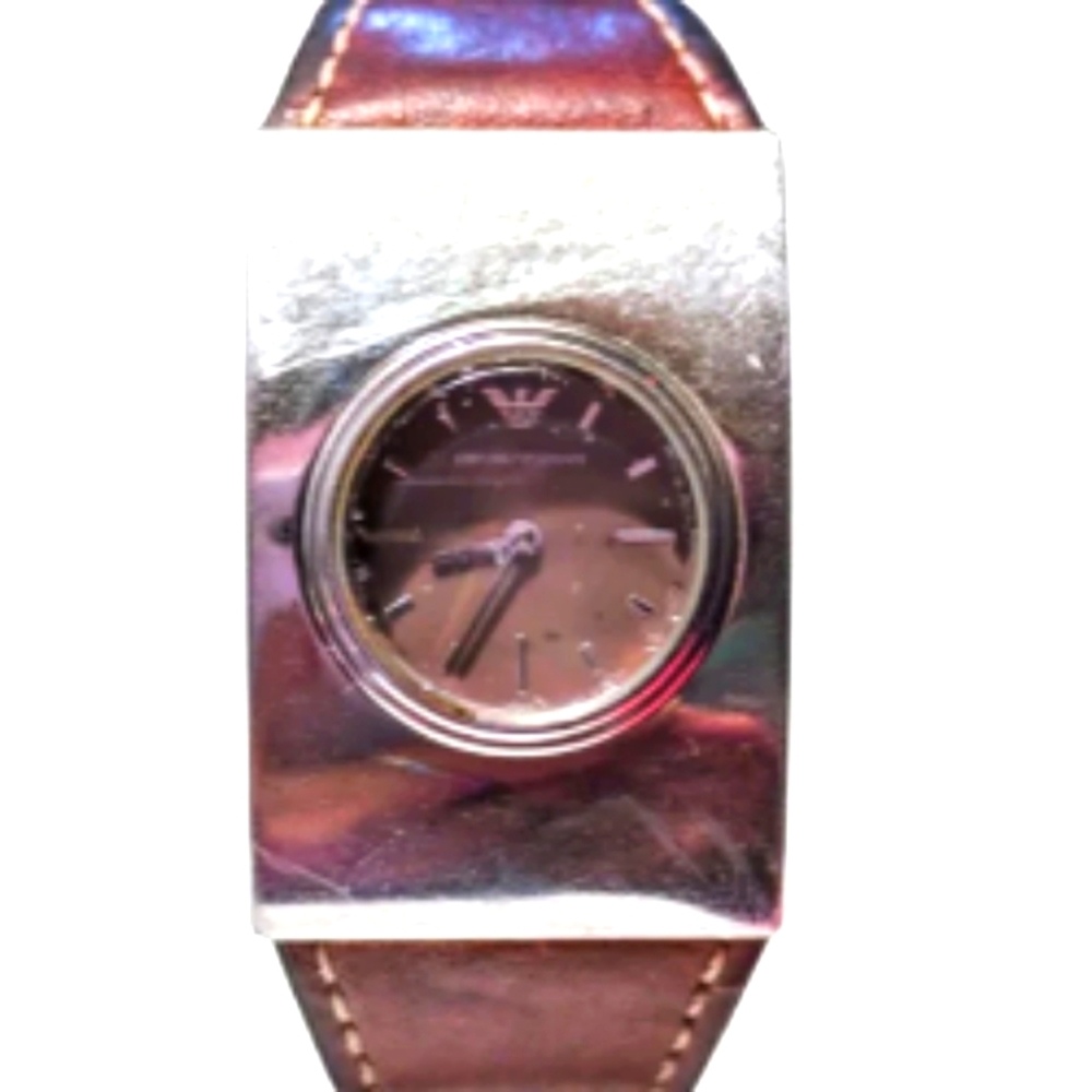Empero Armani Leather Ultra Thin Watch